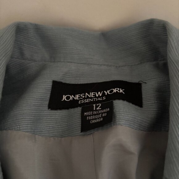 Jones of New York light green/blue blazer - size 12 brand new! - Picture 2 of 3